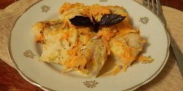 рыба хек, запеченная в молоке