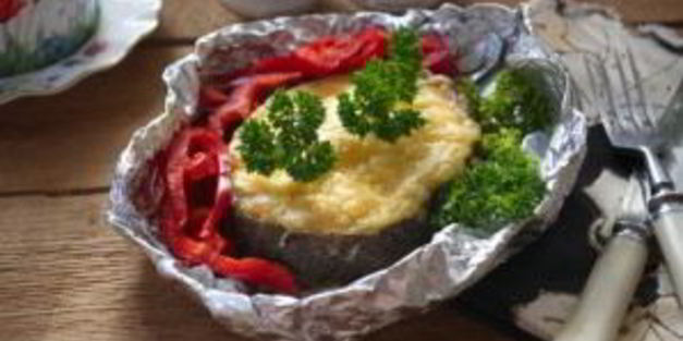 рыба клыкач на гриле