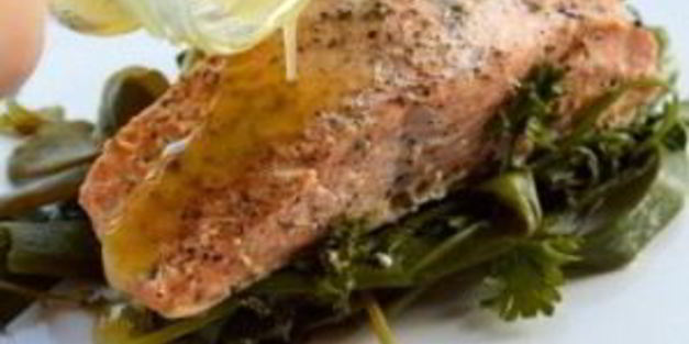 рыба на пару с травами