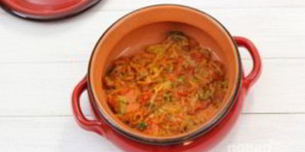 рыба, тушенная с овощами