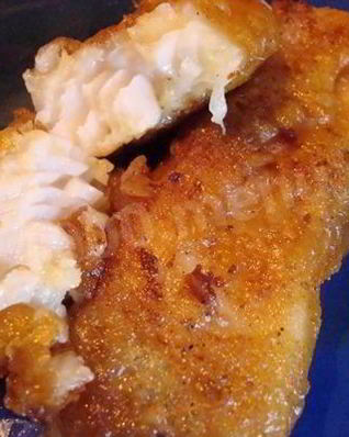 Рыба в пивно-горчичном кляре