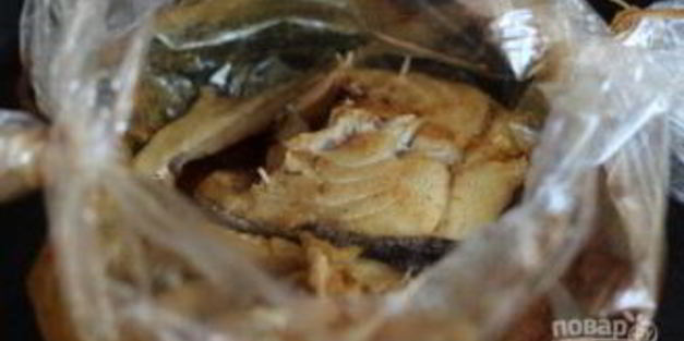 рыба в рукаве для запекания