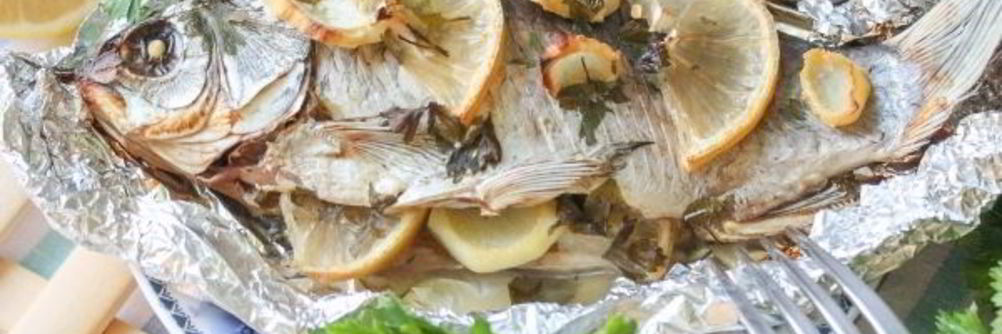 Рыба запеченная в фольге в духовке