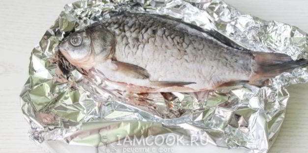 рыба запеченная в фольге в духовке