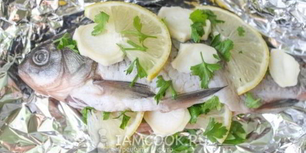 рыба запеченная в фольге в духовке