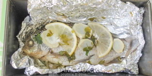 рыба запеченная в фольге в духовке