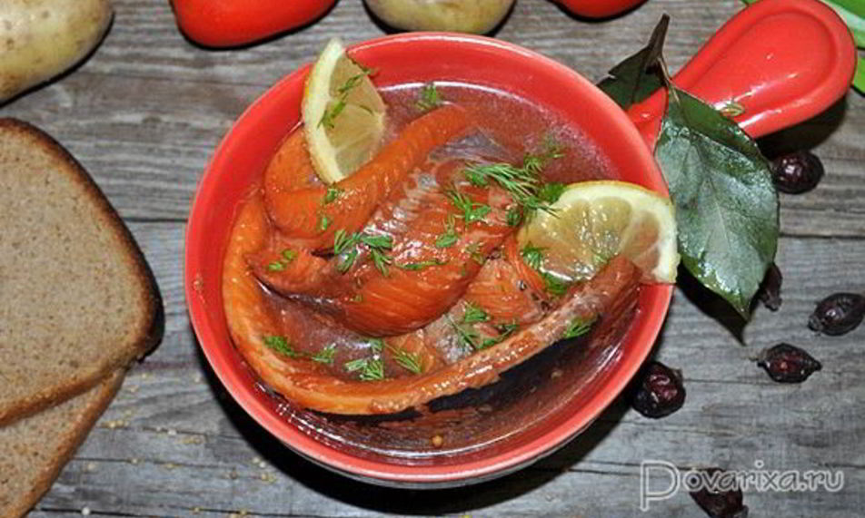 Рецепт селедка пряного посола в луковом отваре