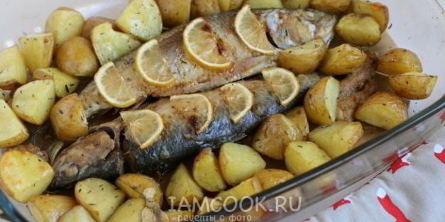 селедка с картошкой в духовке
