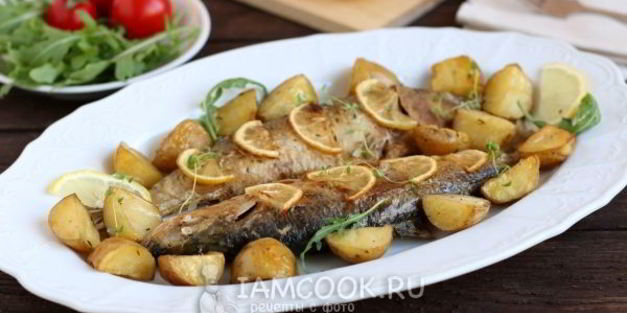 селедка с картошкой в духовке