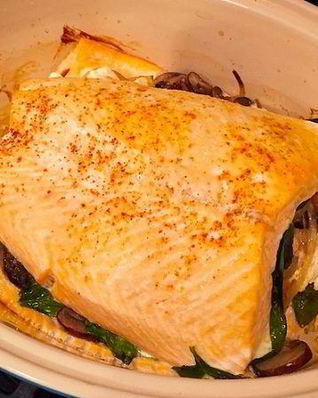 Семга со сливочным сыром