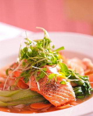 Семга в имбирном маринаде