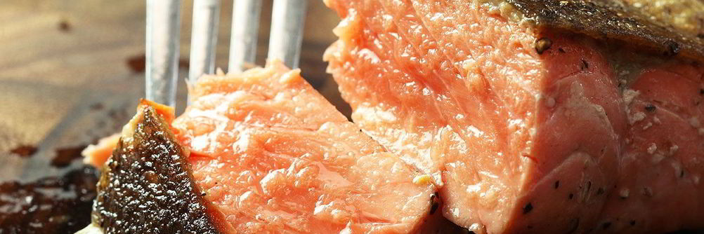 Семга жареная