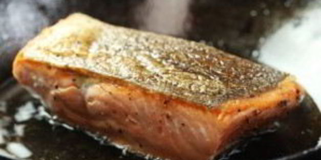 семга жареная