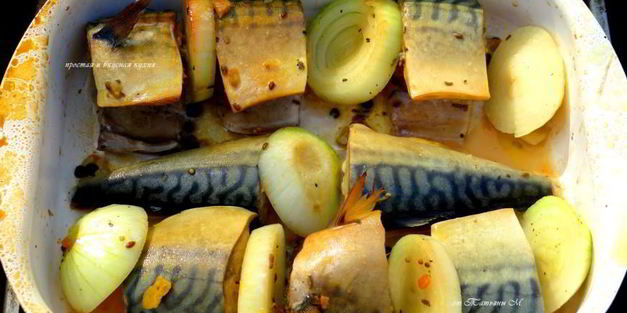 скумбрия — коптим на природе