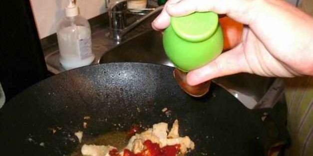 судак в кисло-сладком соусе с рисом