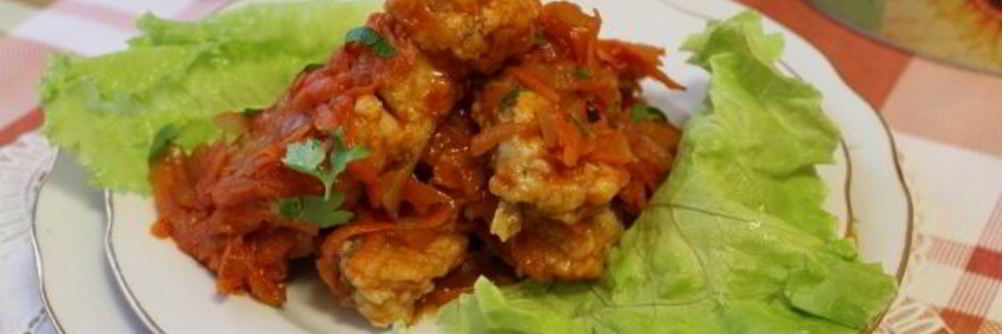 Треска под маринадом