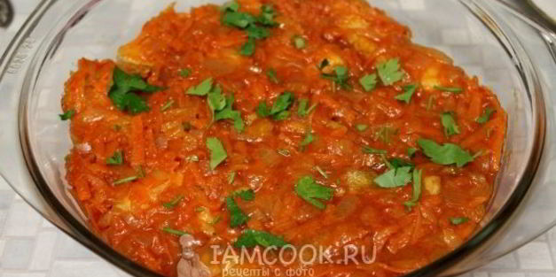 треска под маринадом