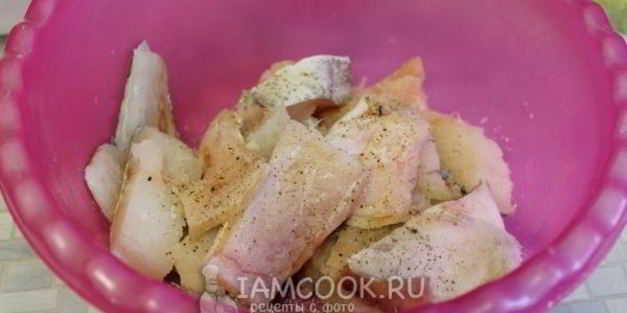 треска под маринадом