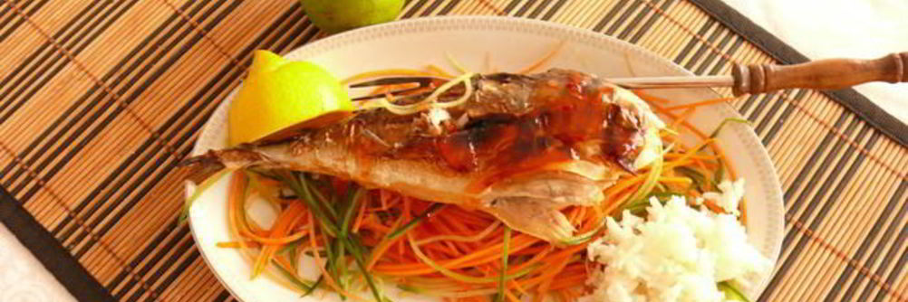 Запеченая макрель по-восточному