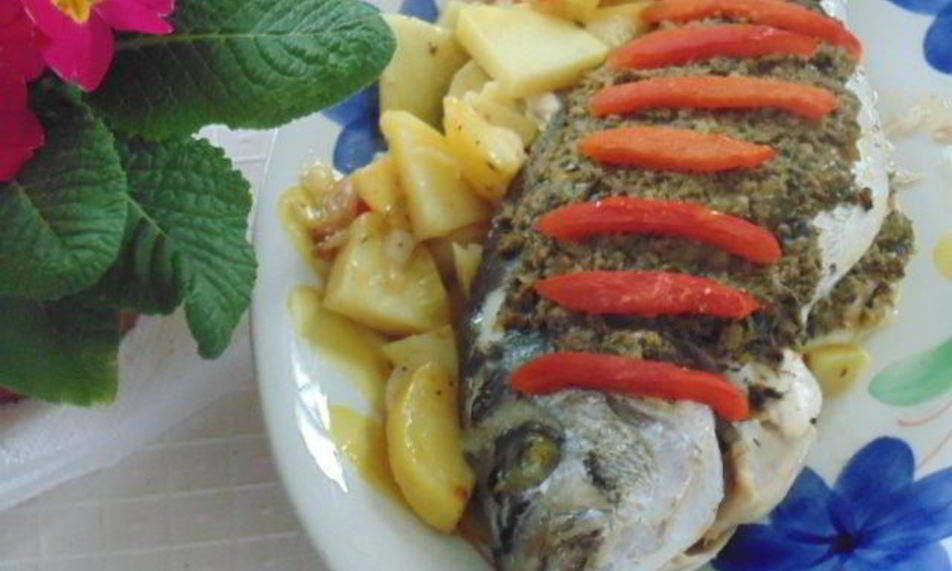 Рецепт запеченная дорада с тапенадом