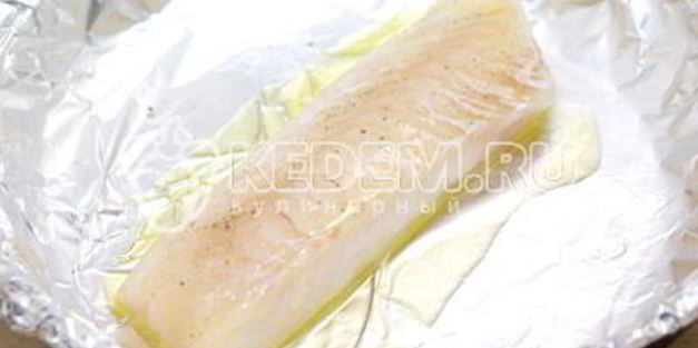 запеченная треска с помидорной заправкой