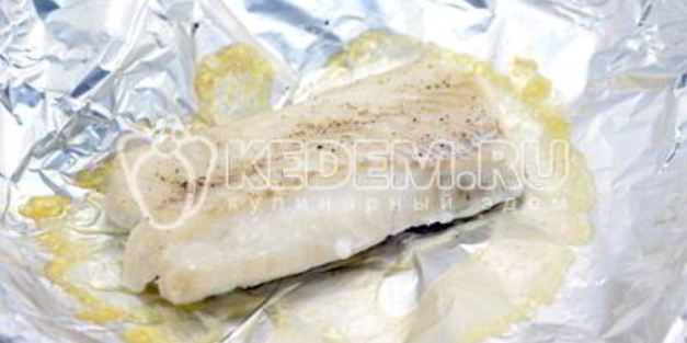 запеченная треска с помидорной заправкой