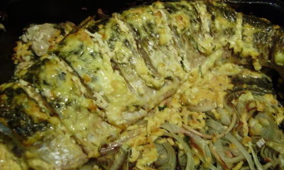 Рецепт запеченный пеленгас в духовке фаршированный