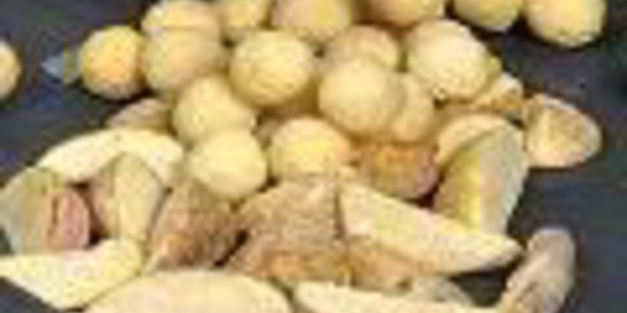 картофельные шашлыки с курицей