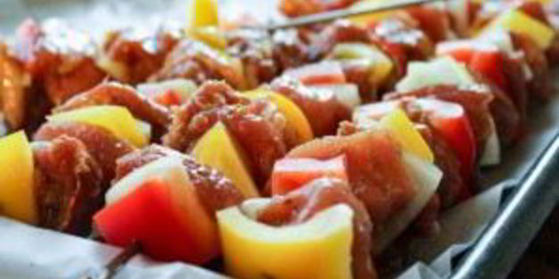 классический шашлык из свинины с уксусом