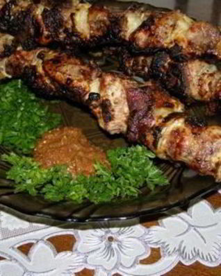 Классический шашлык из свинины в уксусном маринаде