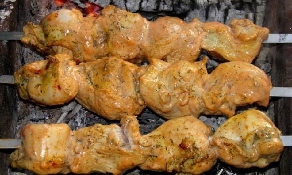 Рецепт куриный шашлычек