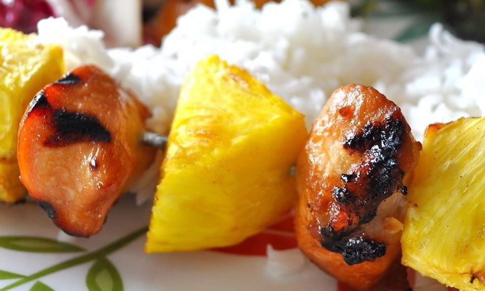 Рецепт куриный шашлык по-гавайски