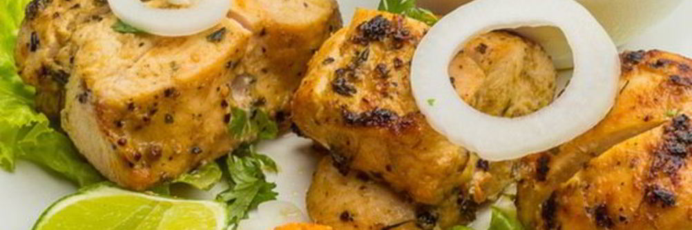 Куриный шашлык с карри