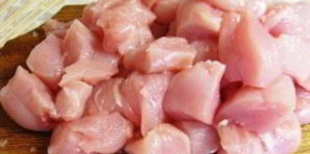 куриный шашлык в соевом маринаде с маслинами