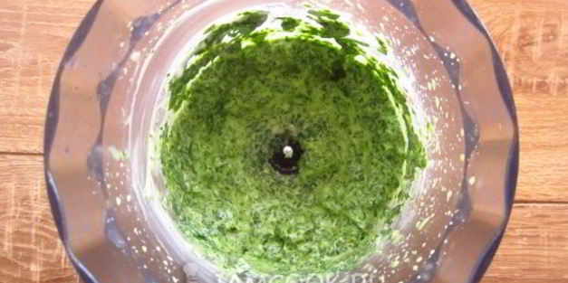 куриный шашлык в зеленом маринаде