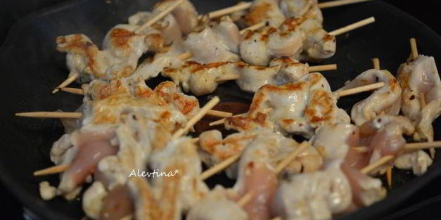 куриные шашлычки satay