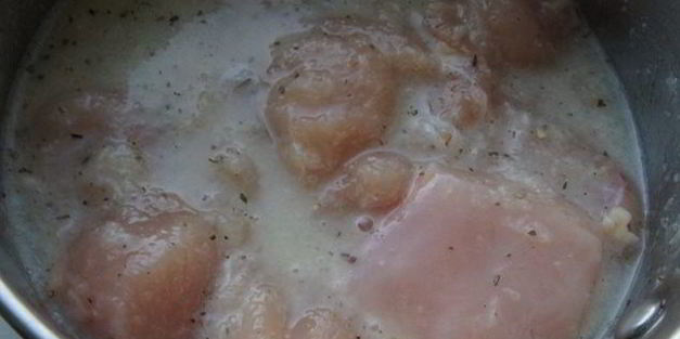 куриные шашлычки в ананасовом маринаде