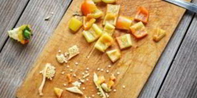 овощной шашлык в кляре