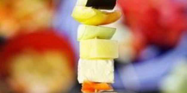 овощной шашлык в кляре