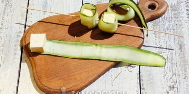 овощные мини-шашлычки по-гречески