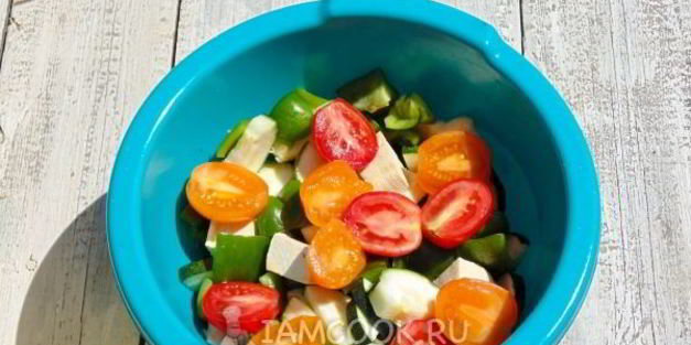 овощные мини-шашлычки по-гречески