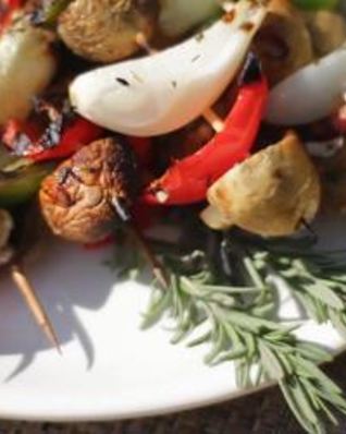 Овощные шашлычки