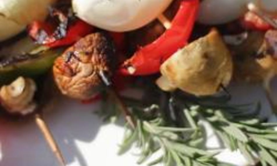 Рецепт овощные шашлычки