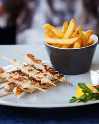 Шашлычки из куриного филе для детей