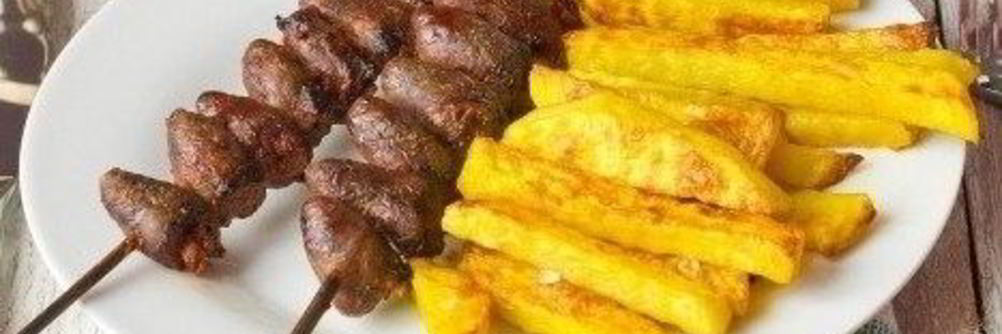 Шашлычки из куриных сердец