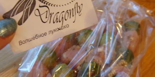 шашлычки из курицы и брюссельской капусты