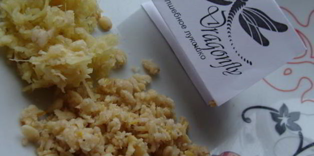 шашлычки из курицы и брюссельской капусты