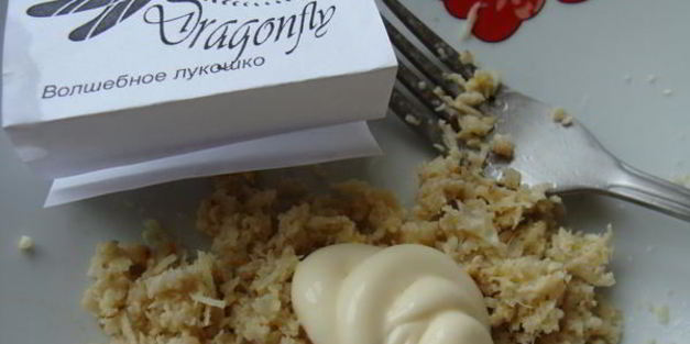 шашлычки из курицы и брюссельской капусты