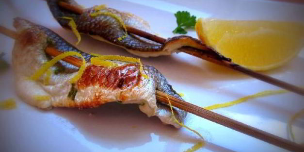 шашлычки из рыбы с медом и розмарином