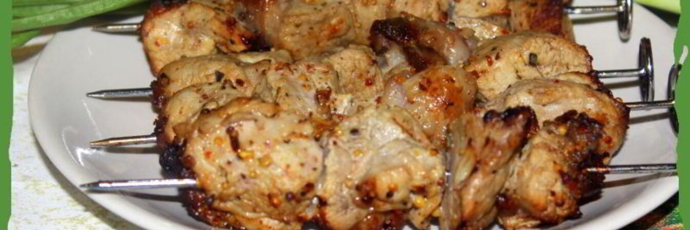 Шашлычки из свинины в мультипечи